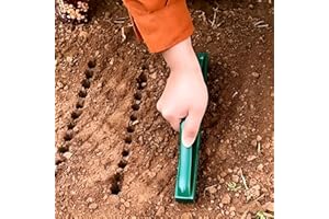 Handheld Garden Seed Sower & Soil Dibber Tool, PE Manual Planting Tool for Seed Sowing and Soil Drilling, Garden Vegetable Pl