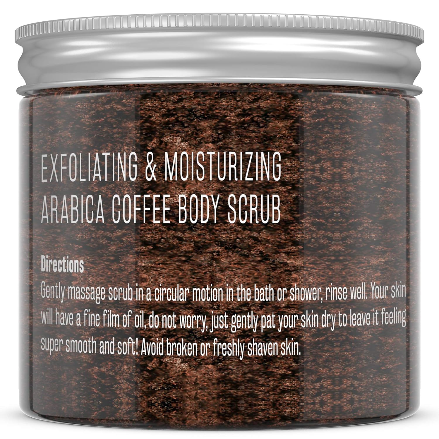 M3 Naturals Arabica Coffee Scrub Infused with Collagen and Stem Cell - Natural Body and Face Scrub for Acne, Cellulite, Stretch Marks, Spider Veins, Scars - Skin Care Exfoliator 12 oz : Beauty