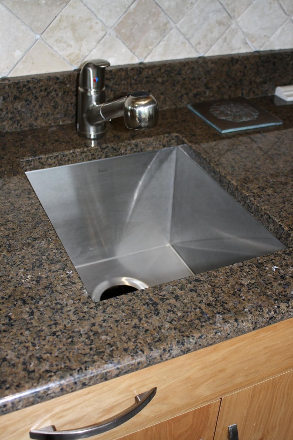 Nantucket Sinks Zr1815 15 Inch Pro Series Single Bowl Undermount Bar Prep Sink Stainless Steel Amazon Com