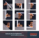 PRESCH 300mm Combination Square Metric with Stop Ruler Scribing Tool view 4