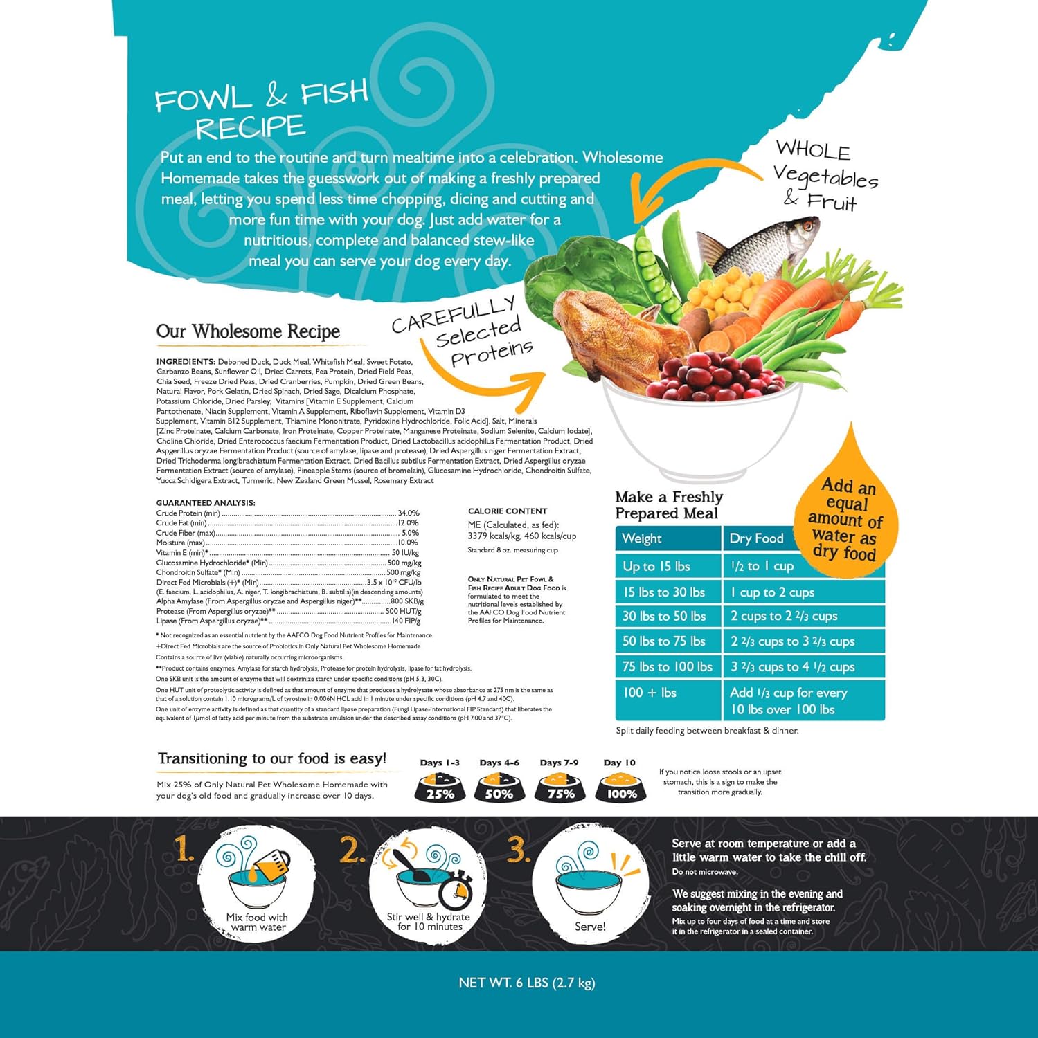 only natural pet wholesome homemade dog food