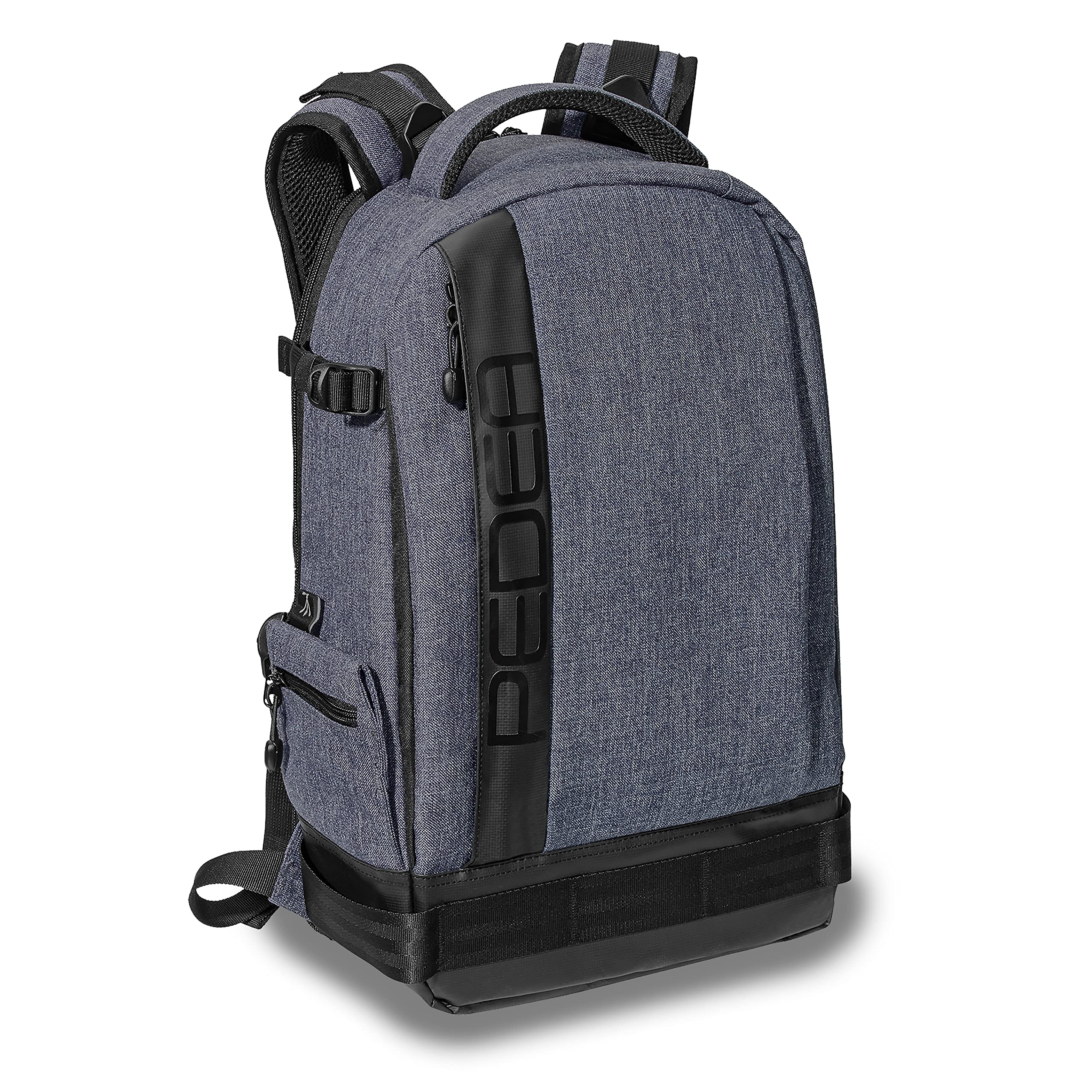 PEDEA "Fashion" SLR Camera Backpack with Rain Protection / Accessory Compartments, gray