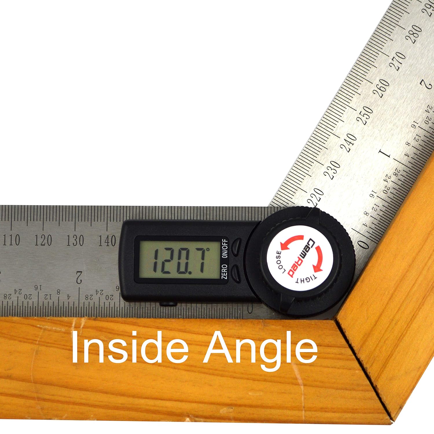 GemRed 82305 Digital Angle Finder 7Inch Protractor (200mm Stainless