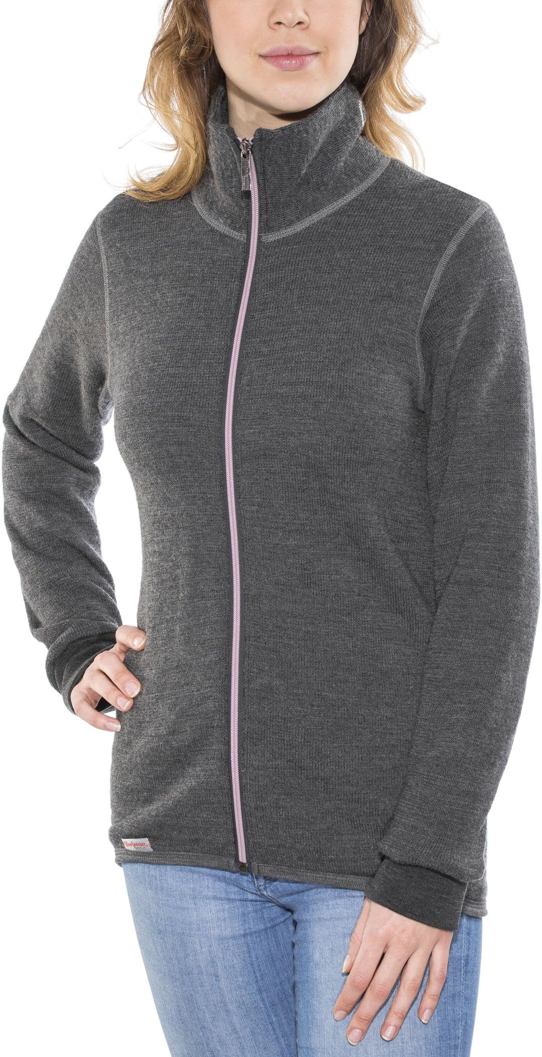 Woolpower 400 Colour Collection Full-Zip Jacket grey/rose 2019 winter jacket