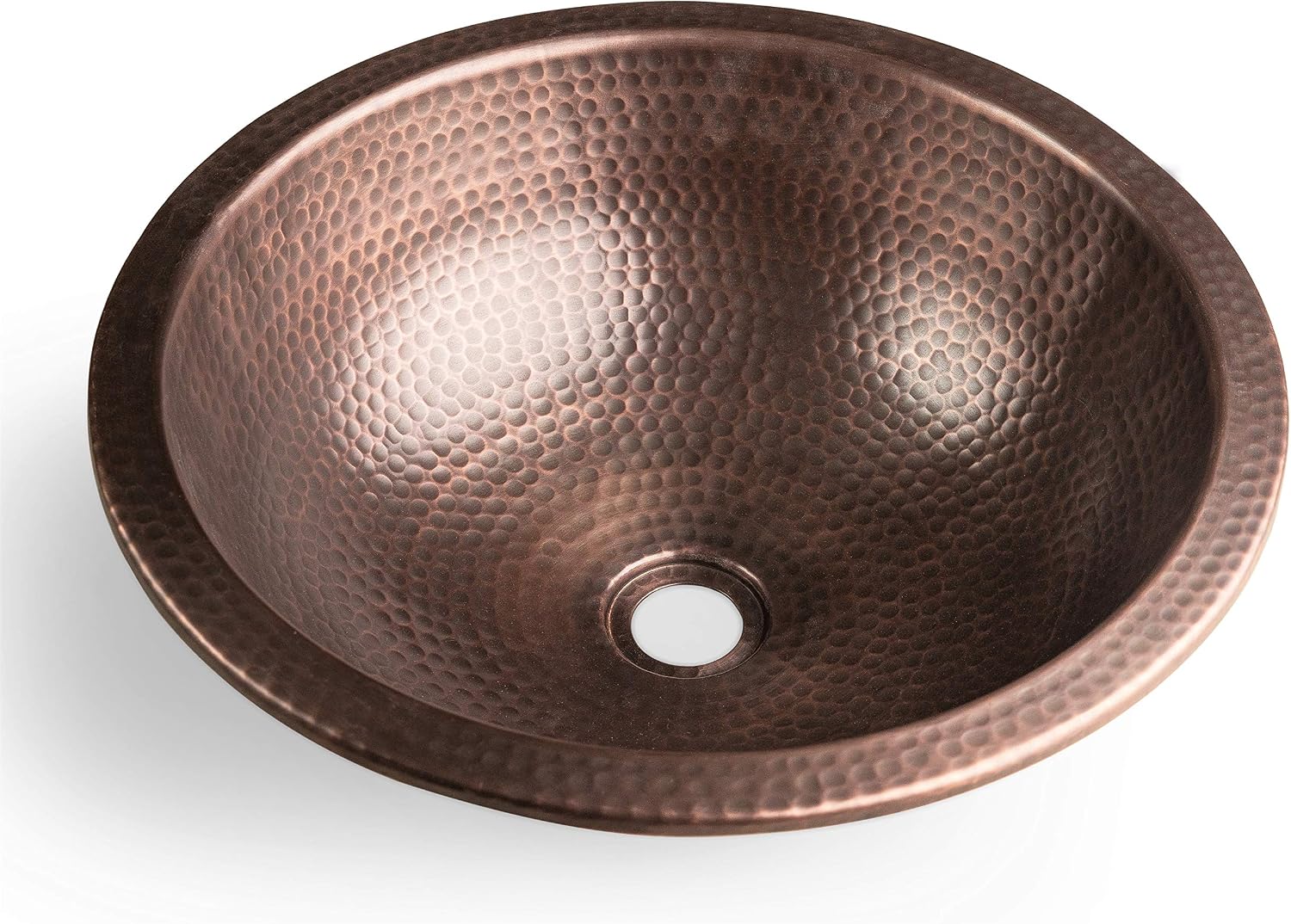 Monarch Abode 17094 Pure Copper Hand Hammered Rotunda Dual Mount