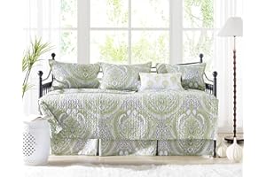 Southshore Fine Living, Inc. Twin Daybed Comforter Set, 6-Piece Boho Bedding Set with Daybed Cover, 3 Pillow Shams, Bed Skirt
