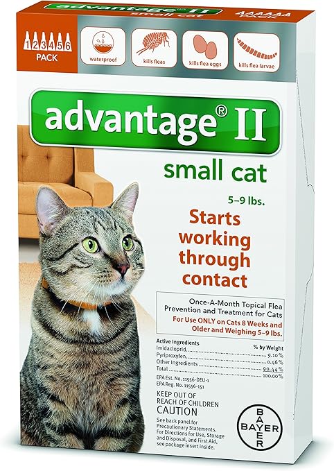 flea treatment for nursing cats