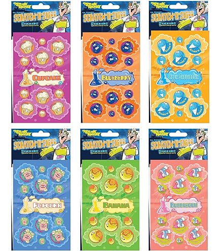Amazon.com: Just For Laughs Dr. Stinky's Scratch N Sniff Stickers