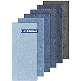 Denim Patches for Inside Jeans - Iron On Patches for Jeans - Jeans Patch for Repairing Pant Holes and Covering Imperfections, 6 Colors, Each Piece Measures 4 in x 8.9 in