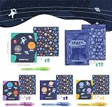 BONNYCO Invisible Ink Pen & Notebook Set 32 Space Party Bag Fillers Kids view 5