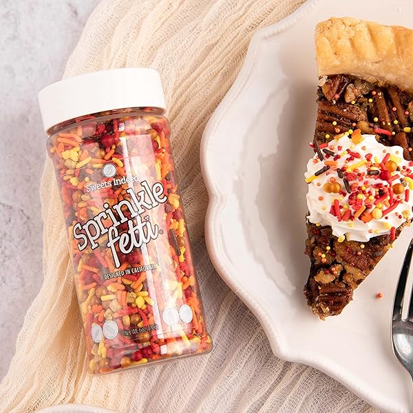 SWEETS INDEED SPRINKLES, PATRIOTIC EDIBLE SPRINKLE MIX, RED BLUE GOLD, 4TH OF JULY, PERFECT FOR CAKE DECORATIONS, BAKING, ICE CREAM, COOKIES, CUPCAKE TOPPER FOR BIRTHDAY, DAIRY FREE, 4 OUNCES (PATRIOTIC) (THANKFUL)
