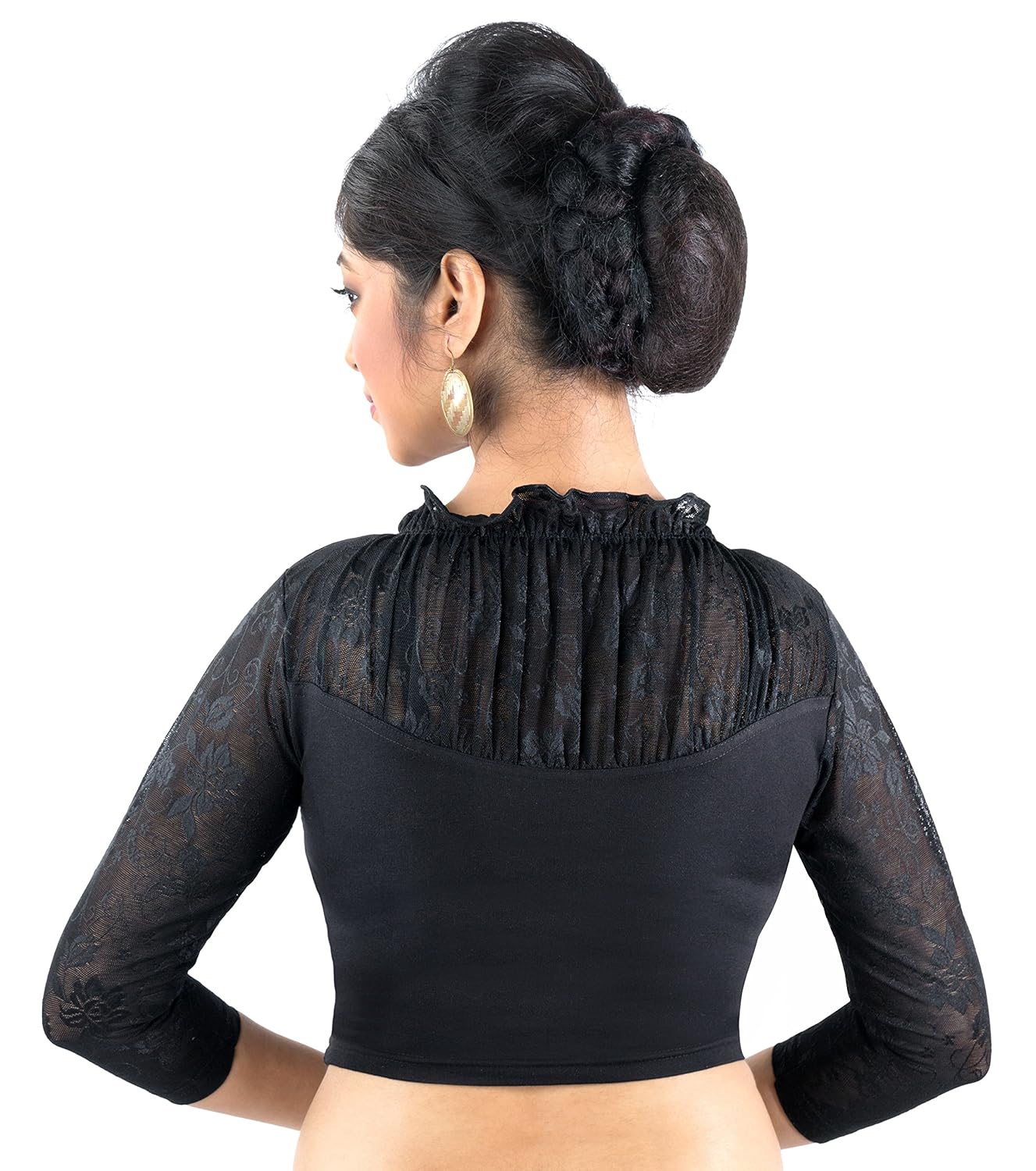 abhi women's blouse, designer net blouse.p
