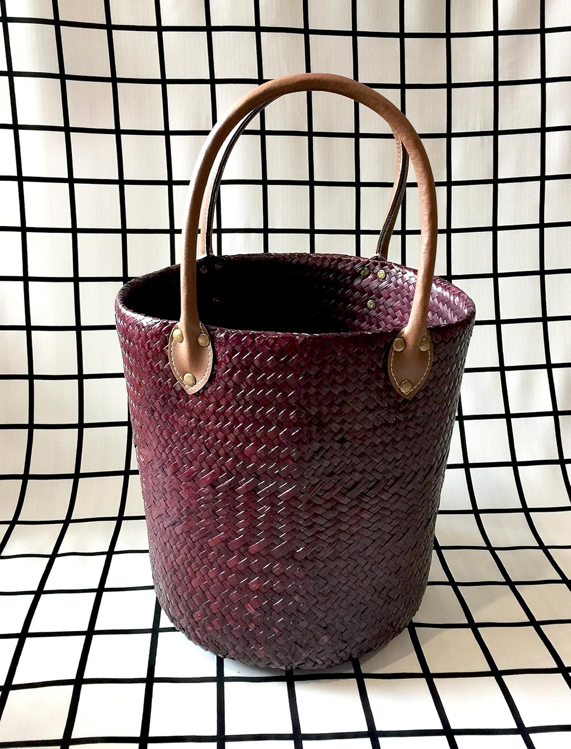 InfinityLoveCo Round Straw Bag,Straw Bag,Basket Bag,Straw