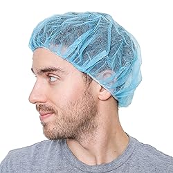 SAFEKO Unisex Polypropylene Bouffant Caps, 100