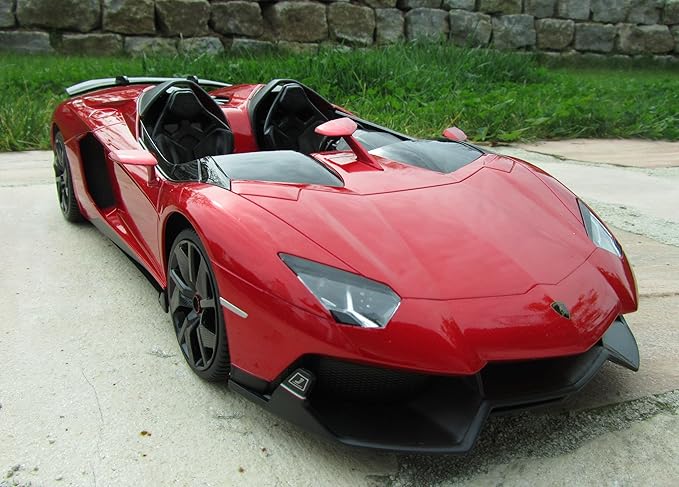 RC Lamborghini Aventador J Lizenz Modell 40cm 1:12 Rot 27Mhz