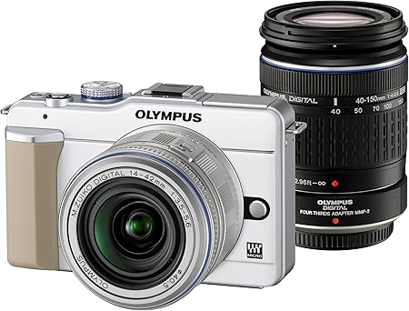 Amazon Olympus マイクロ一眼 Pen E Pl1ダブルズームキット ホワイト E Pl1 Tlmk Wht ミラーレス一眼 通販