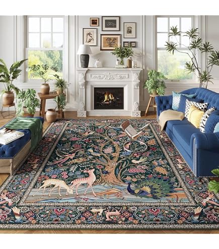 Amazon.com: Rugcomf Area Rug 6x9 for Living Room Washable Tree of
