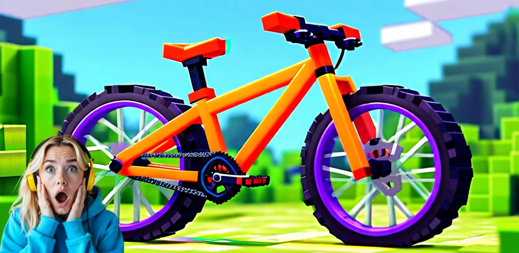 Bicycle Mod for Minecraft - Ride 6 Colors & Explore