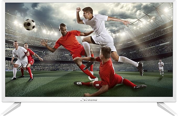 STRONG SRT 24HZ4003NW 60 cm 24 Zoll HD LED Fernseher (Triple Tuner, HDTV, HDMI, USB, Kindersicherung, Hotelmodus) weiß