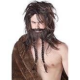 Blonde Viking Wig, Beard and Mustache