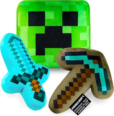 Minecraft Soft Toy 3pc Plush Set Creeper Stuffed Toy Official Merch