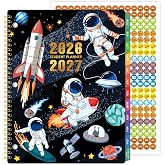 Student Planner 2026-2027 - School Planner 2026-2027, Aug. 2026 - Jun. 2027, 9" x 11", 26-27 Academic Planner with 3-Hole Punched, Colourful Tabs &amp; Stickers