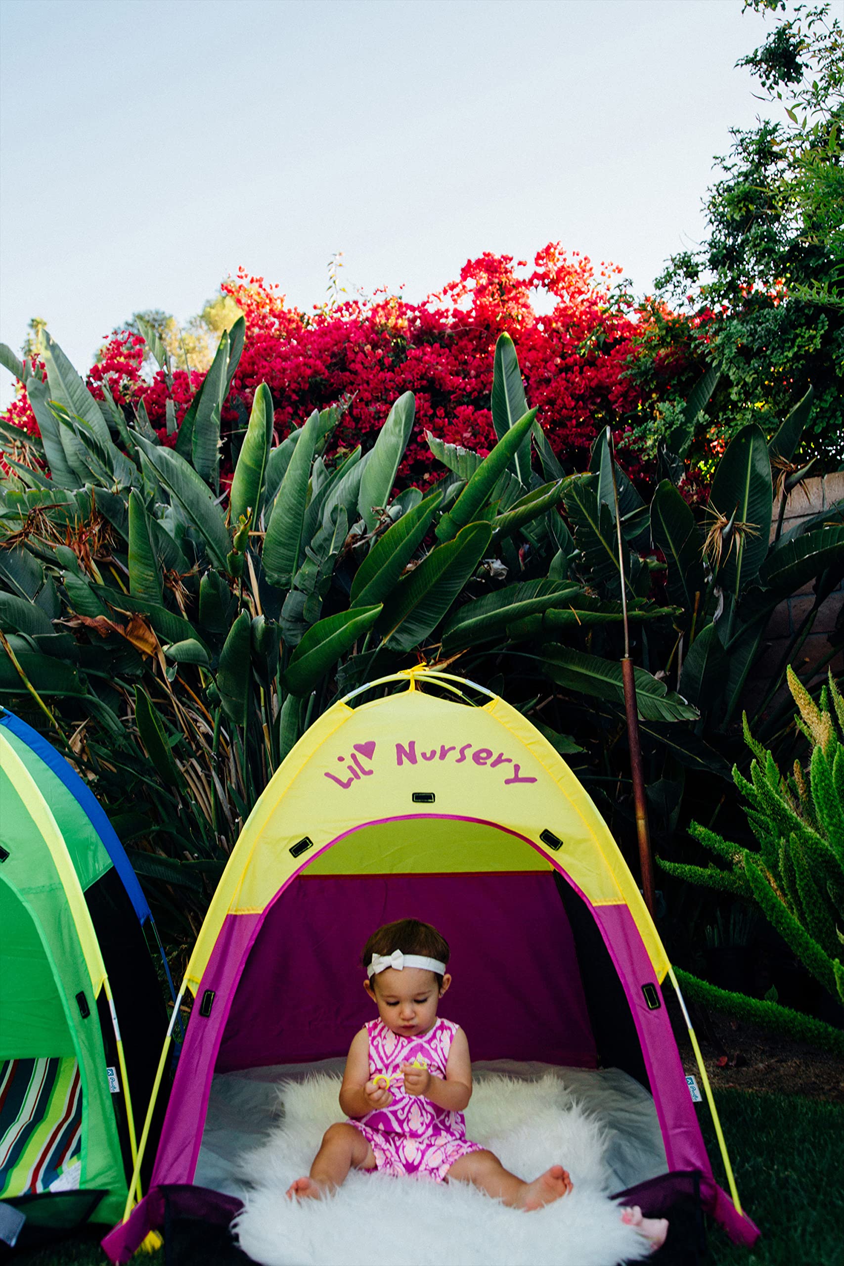 Pacific Play Tents Lil Nursery - Portable Play Tent and Sun Shelter for Infants and Toddler