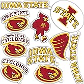 Desert Cactus Iowa State University Sticker ISU Cyclones Sticker Vinyl Decals Laptop Water Bottle Car Scrapbook Sheet T2 (Type 2)