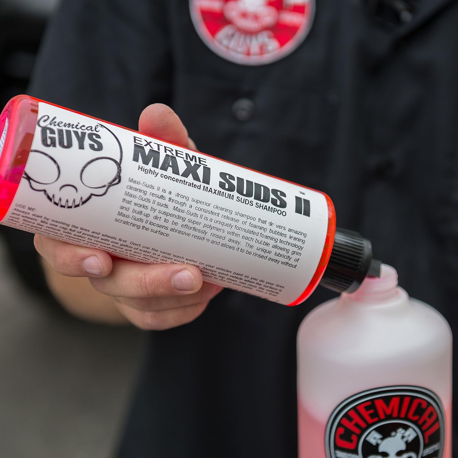 Chemical Guys CWS_101 Maxi-Suds II Super Suds Car Wash Soap and Shampoo, Cherry Scent (1 Gal): Automotive