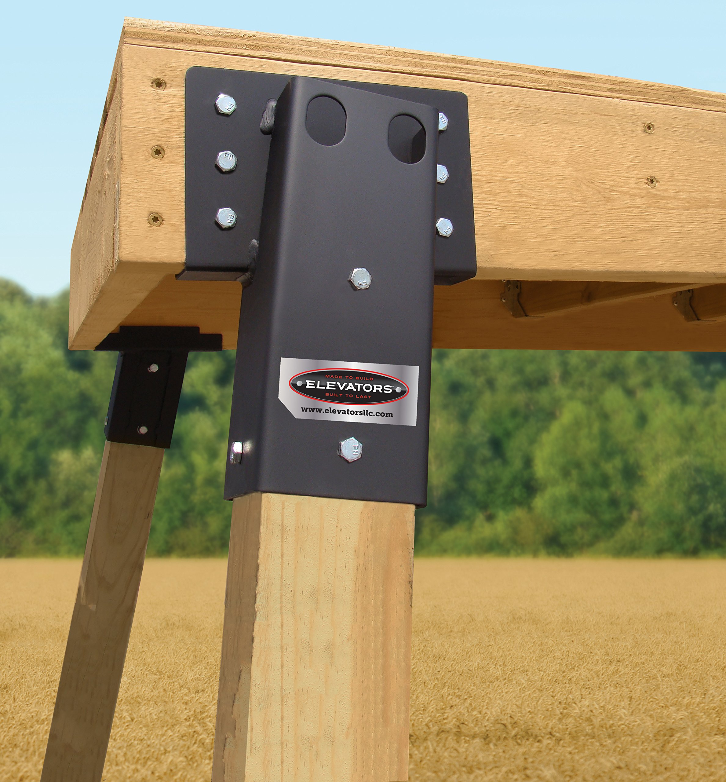 Summit Outdoor E1088 4 x 4 Compound Angle Elevator Brackets, Set of 4