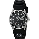 Orient Men's 'Ray II Rubber' Japanese Automatic Stainless Steel Diving Watch, Color:Silver-Toned (Model: FAA02007B9)