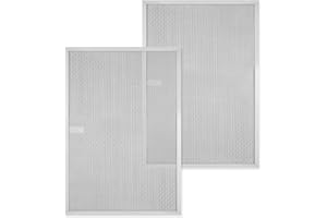 FREEBOY BPS1FA36 Aluminum Range Hood Filter 17-1/4"X 11-3/4"X 3/8" for Broan Nutone Allure QS1 36" and 36" WS1 WS2 Range Hood Filter Replacement 5 Layers, 2 Pack