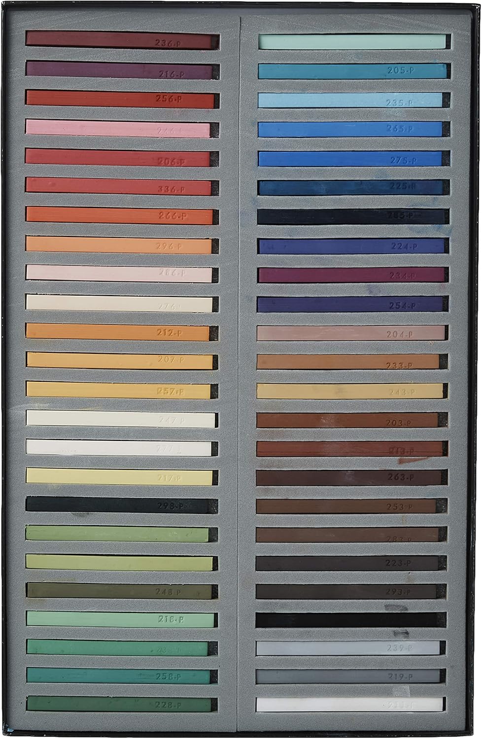 Prismacolor 27051 Premier NuPastel Firm Pastel Color Sticks, Box of 48 Color Sticks