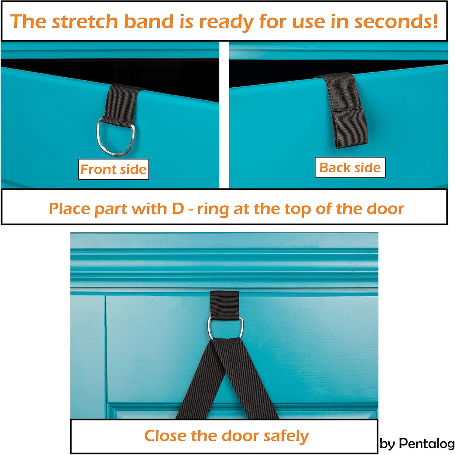 The Main Dancer - Stretch Band - to Improve Leg Stretching - Perfect Home Equipment for Ballet, Dance and Gymnastic Exercise - Excellent Gift for Your Friends and Loved Ones - Made in Europe : Sports & Outdoors