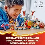 LEGO NINJAGO Tournament Battle Arena 71818 Kai Jay Sora Cinder Wolf Mask view 2