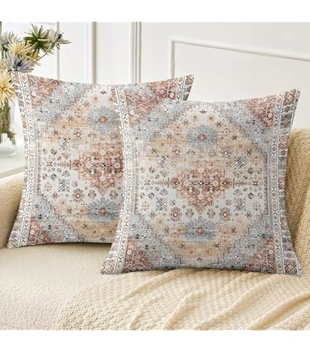 Lot De 4 Housses De Coussin William Morris 50x50 Cm - Motif Floral Vintage