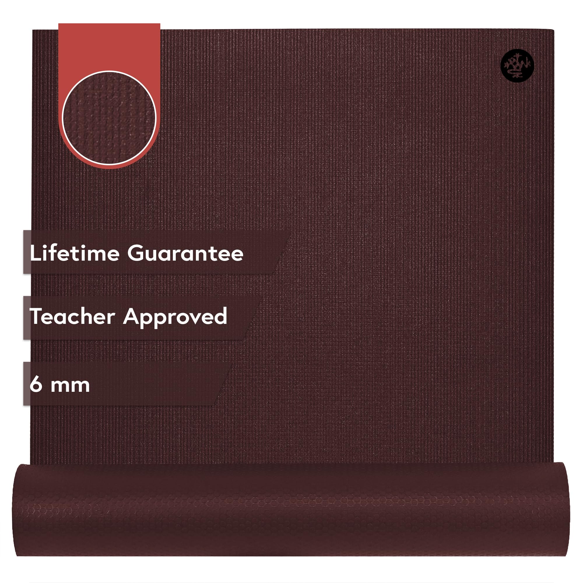 Manduka Pro Yoga and Pilates Mat, Black Verve, 216 cm