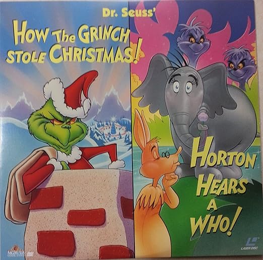 Dr. Seuss How the Grinch Stole Christmas and Horton Hears a