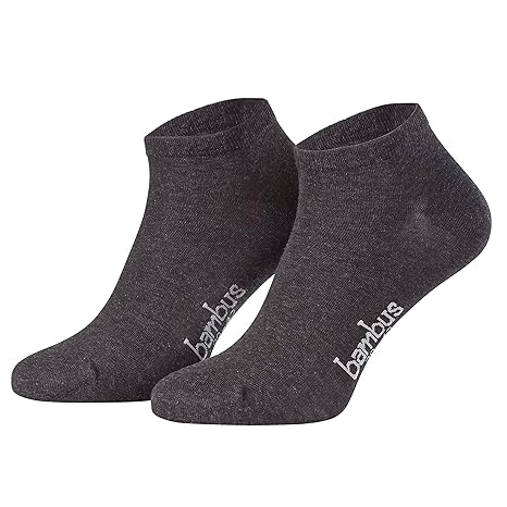 Piarini 6 Paar Bambussocken Sneaker-Socken für Herren Damen - atmungsaktive Füßlinge