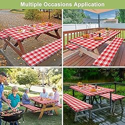 Picnic Table Cover with Bench Covers Camping