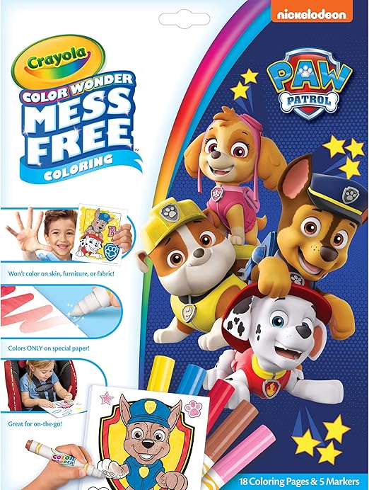 Crayola Color Wonder Paw Patrol Colouring Book Toys & Games