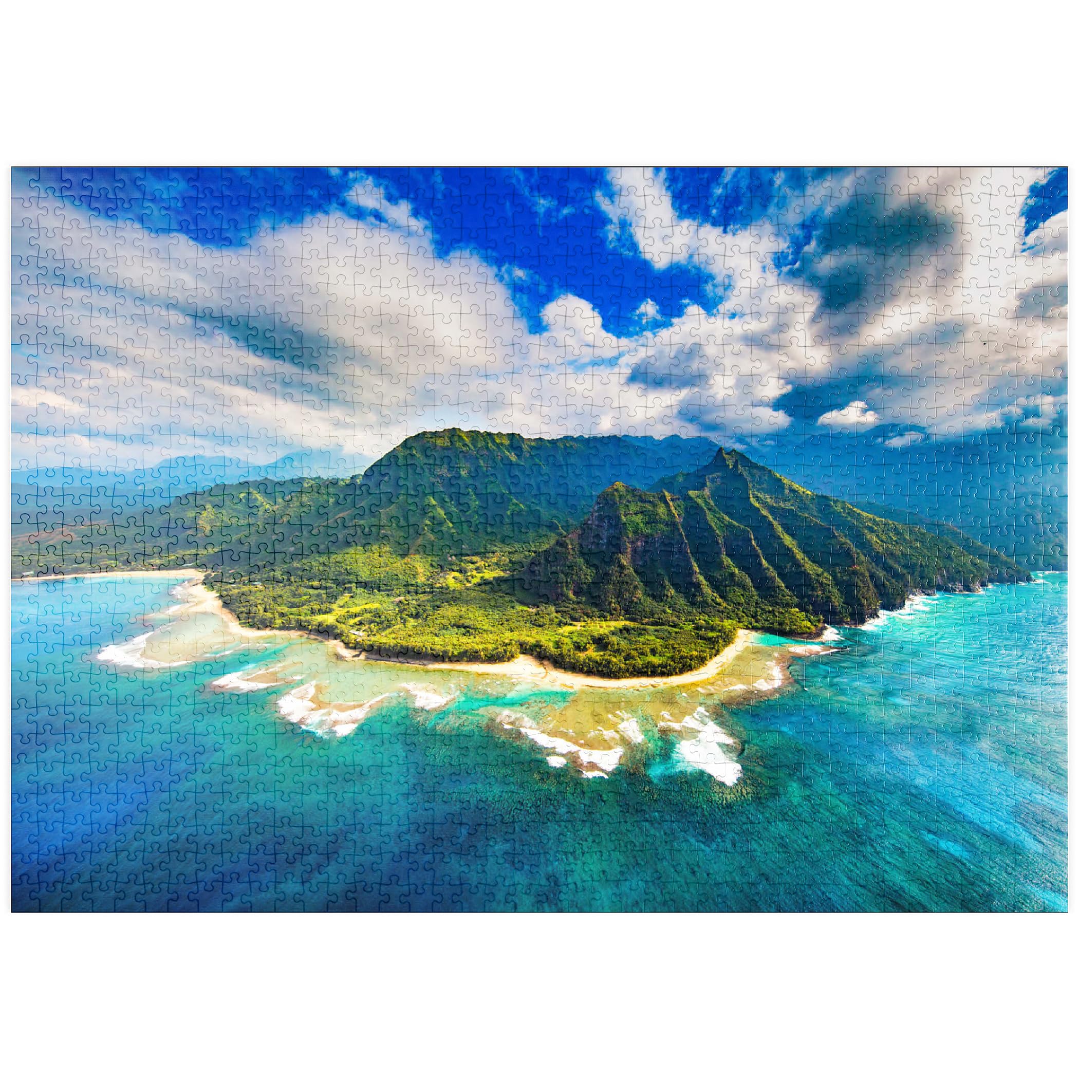 Aerial View Of Na Pali Coast, Kauai, Hawaii - Premium 1000 pieces Puzzle - MyPuzzle special collection from Puzzle Galaxy