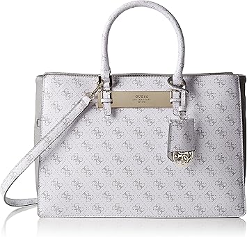 Guess Sac A Main Avec Anses Blanc Chaussures Et Sacs