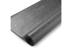 Sunny Health & Fitness Non-Slip Home Gym Mat – Workout Floor Protection Foam Pad for Treadmill, Bike, Elliptical, Yoga and Exercise Equipment or Standing Desk in 4 Size Options