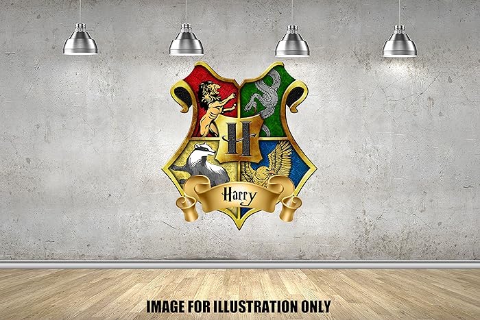 Harry Potter Hogwarts Personalisierte Namen Wandtattoo Kinder Jungen Mädchen Wand Aufkleber Wand Kunst Transfer Aufkleber