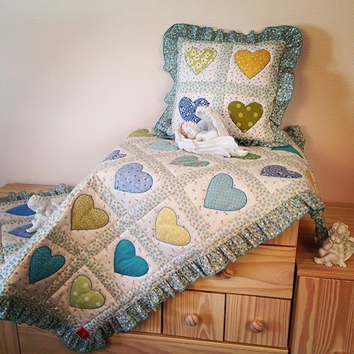 handmade patchwork baby quilt