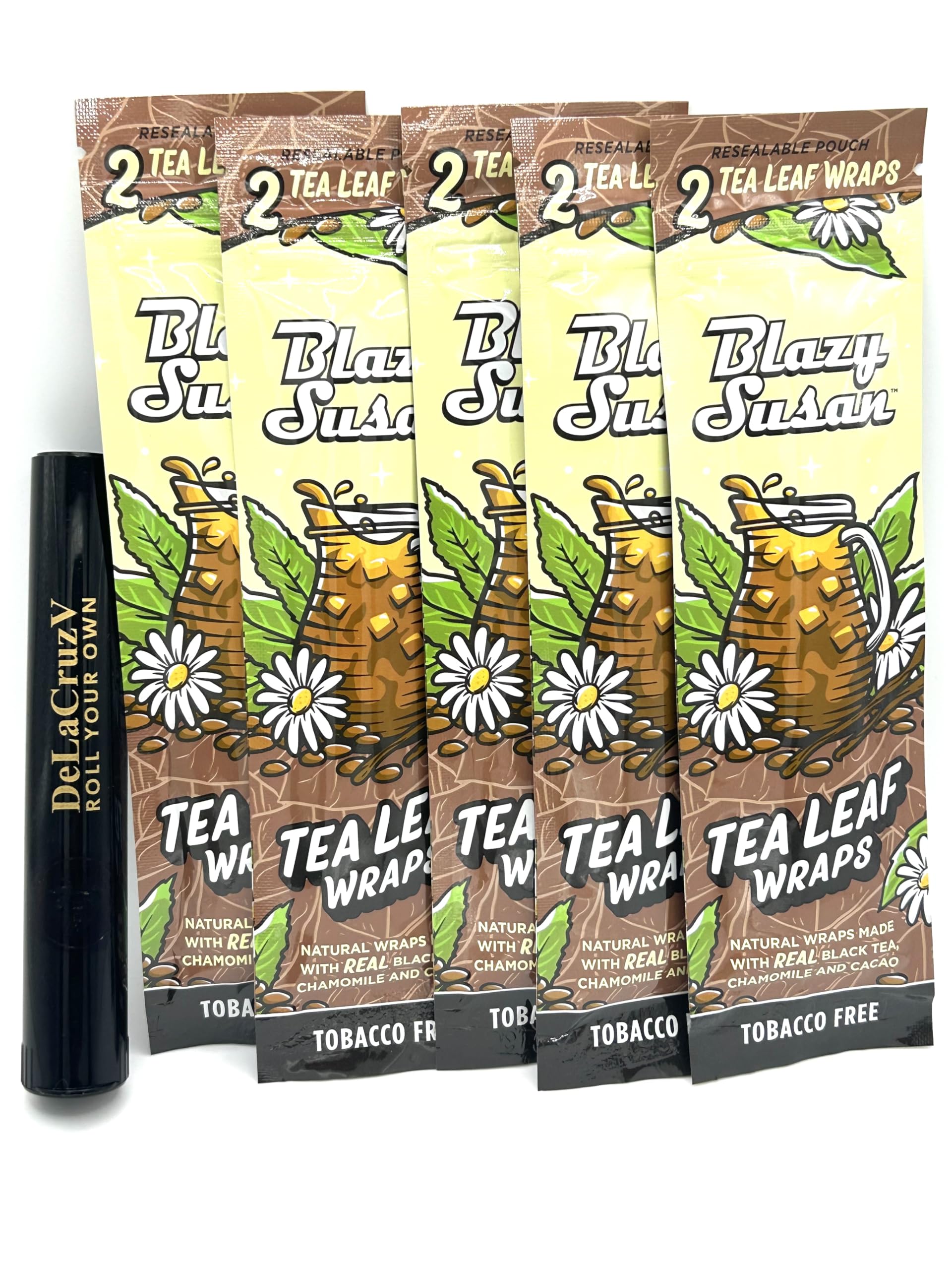 Photo 1 of Blazy Susan Tea Leaf Wraps 5 Packs with DeLaCruzV Tube.