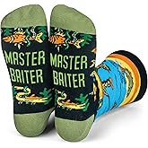 Lavley Fishing and Hunting Socks - Socks for Hunters and Fishermen, Fun Gift for Birthdays, Father’s Day, or Everyday Wear