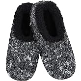 Snoozies Slipper Socks for Women Indoor, Cozy Sherpa-Lined Womens Slippers Non-Skid, Ladies Gifts