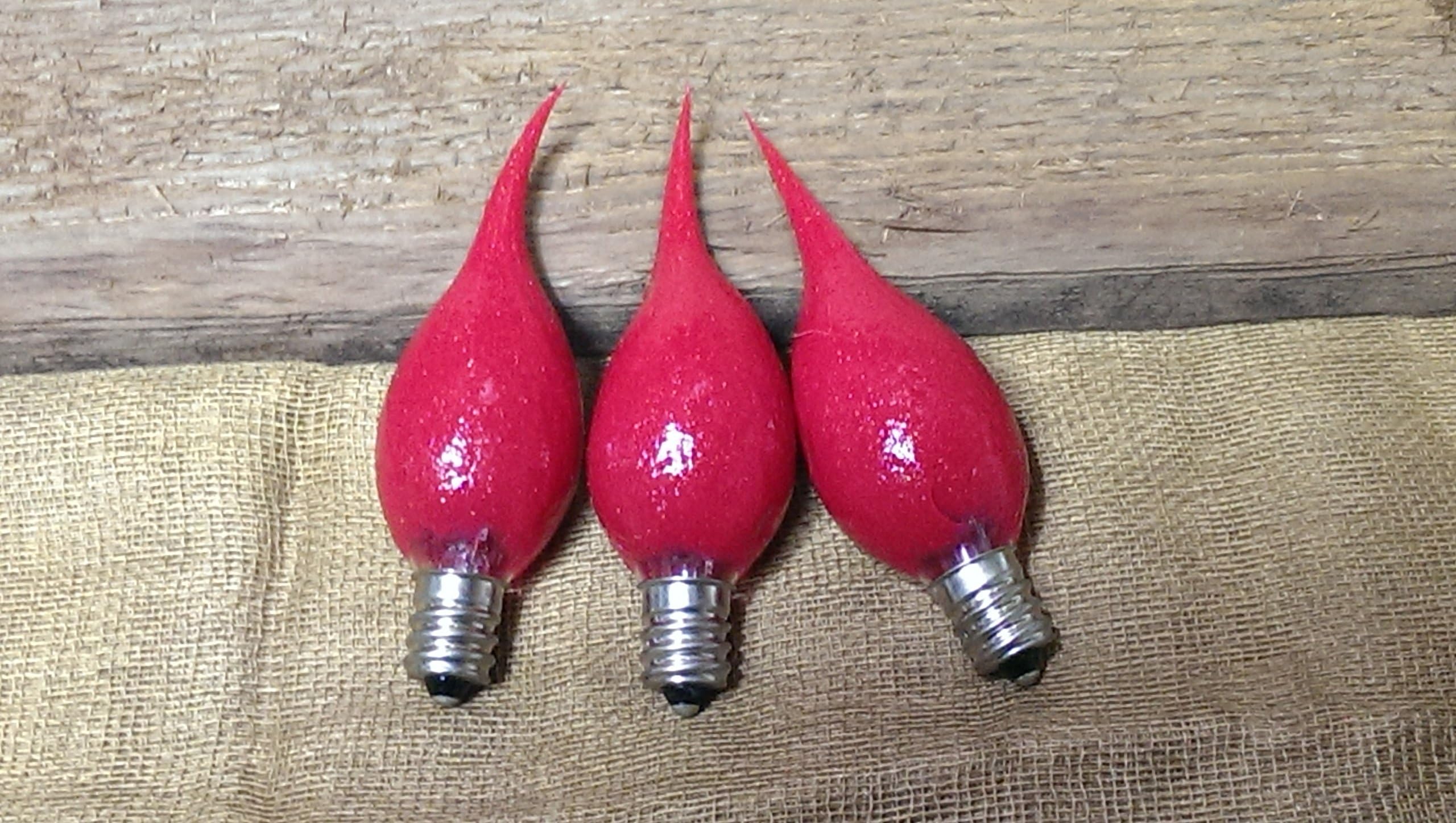 Scented Silicone Light Bulb - Pack of 3 - Red Hot Cinnamon